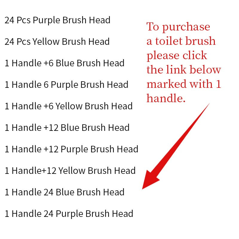 Disposable Toilet Brush Set Toilet Bowl Cleaning System Cleaners with Refills Uk