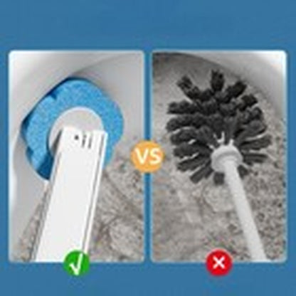 Disposable Toilet Brush Set Toilet Bowl Cleaning System Cleaners with Refills Uk