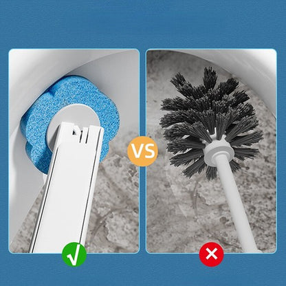 Disposable Toilet Brush Set Toilet Bowl Cleaning System Cleaners with Refills Uk